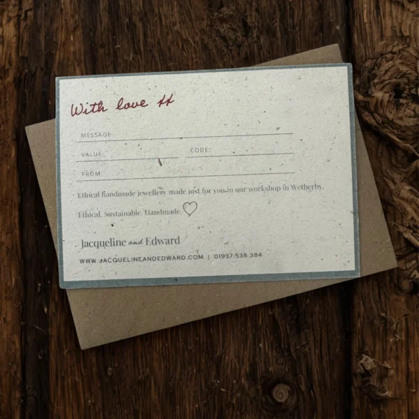Jewellery Gift Card