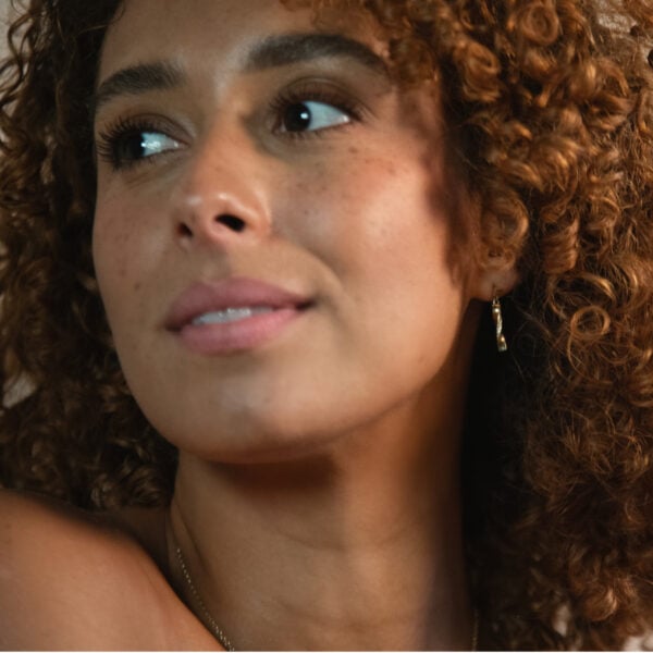 The Torridon Diamond or Moissanite Drop Earrings: 18ct Yellow Gold