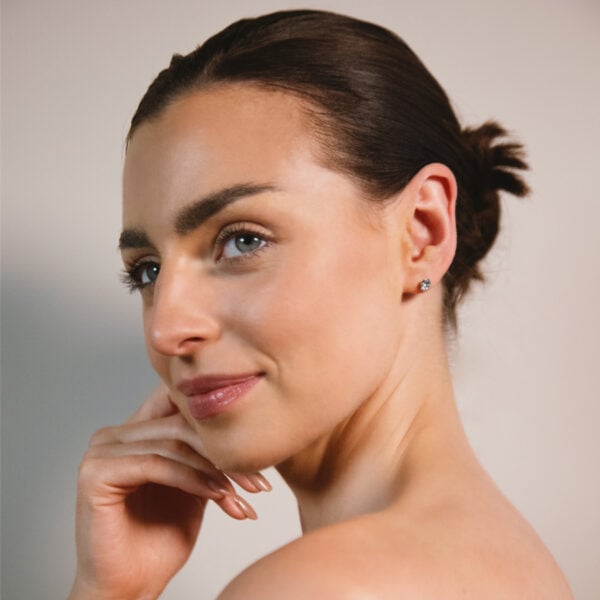 The Cairngorms Diamond or Moissanite Stud Earrings 1 ctw: 950 Platinum