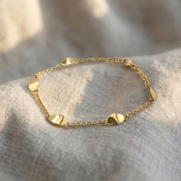 The Snowdonia Chain Bracelet: 9ct Yellow Gold
